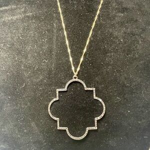 Long Moroccan Style Charm Necklace